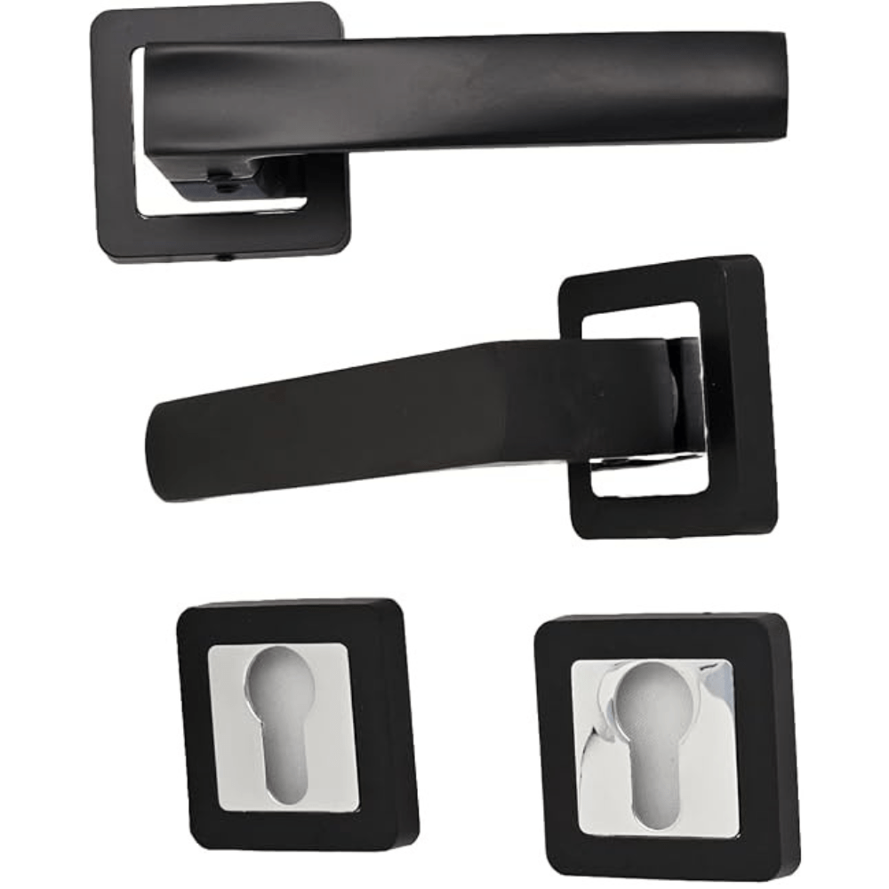 ProGrip Rose Type Lever Door Handle (ND-08) – Interior Door Handle Set - Image 3