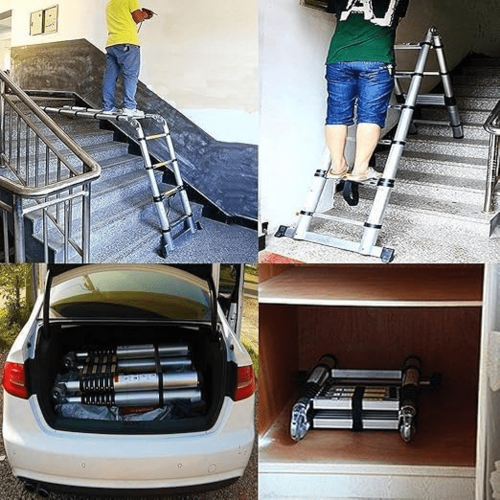 ProGrip Telescopic Ladder Aluminium A Type (4.4 mtr) - Image 3