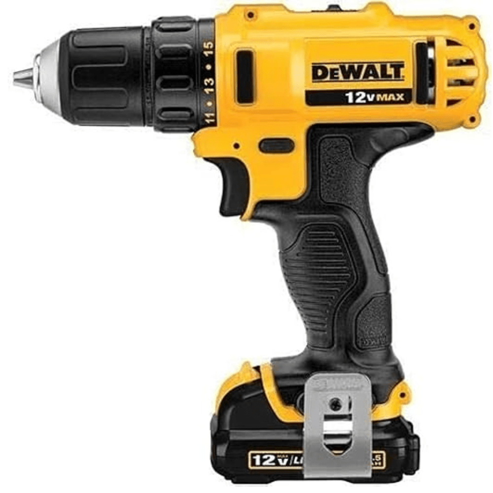 DeWalt Compact Drill Driver, Lightweight Cordless Drill, Yellow/Black, 0.91 kg