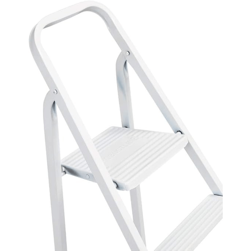 ProGrip Steel Ladder White Color 5 Steps - Image 2