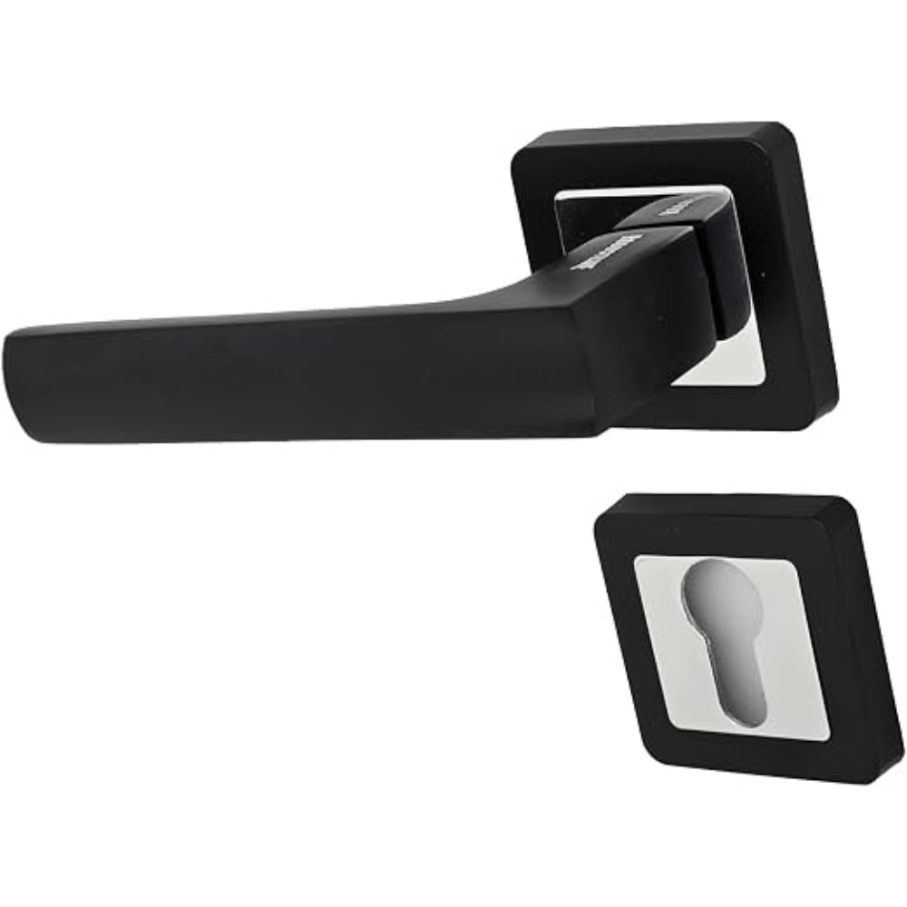 ProGrip Rose Type Lever Door Handle (ND-08) – Interior Door Handle Set - Image 2