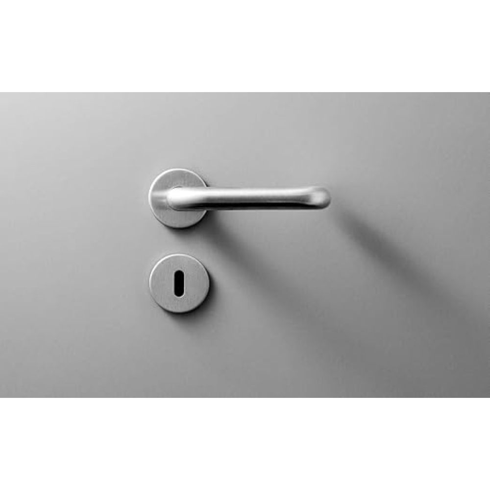 ProGrip Stainless Steel Rose Type Lever Door Handle (U Type 19mm) for Indoor Wooden Doors - Image 4