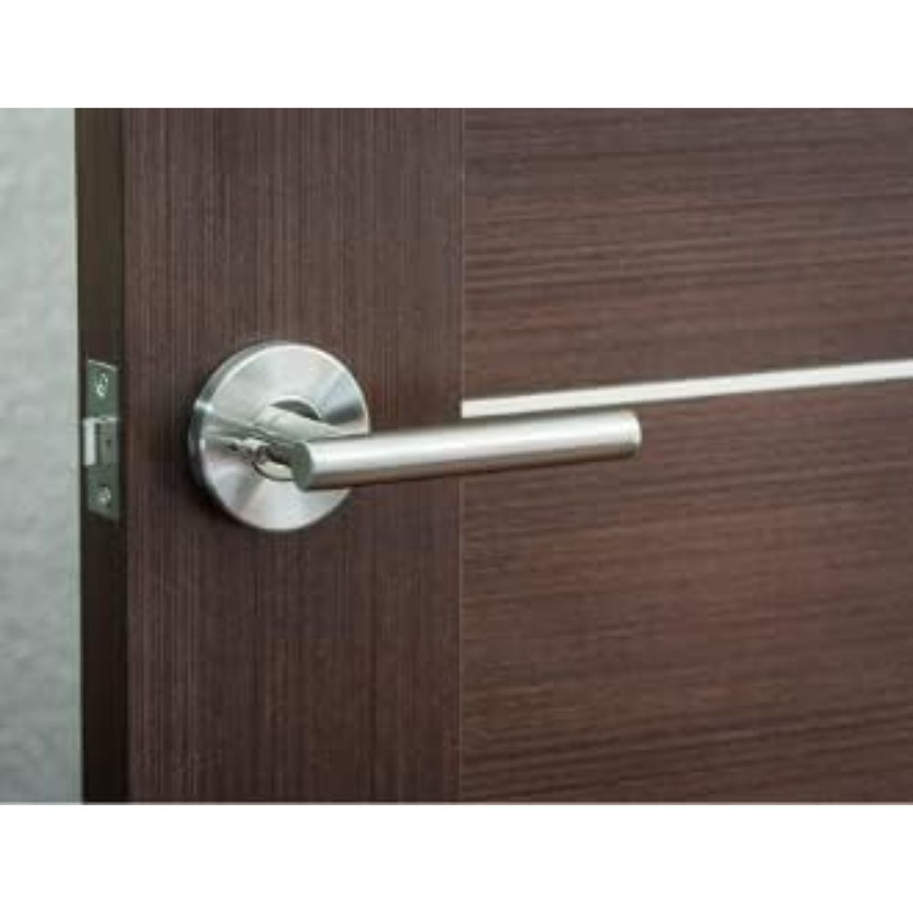 ProGrip Stainless Steel Rose Type Lever Door Handle (T Type) for Indoor Wooden Doors - Image 4