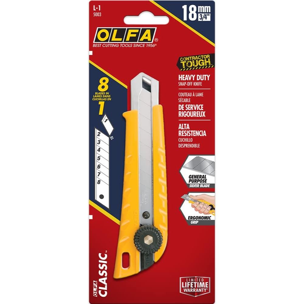 OLFA Heavy-Duty Utility Knife L-1 - Image 6