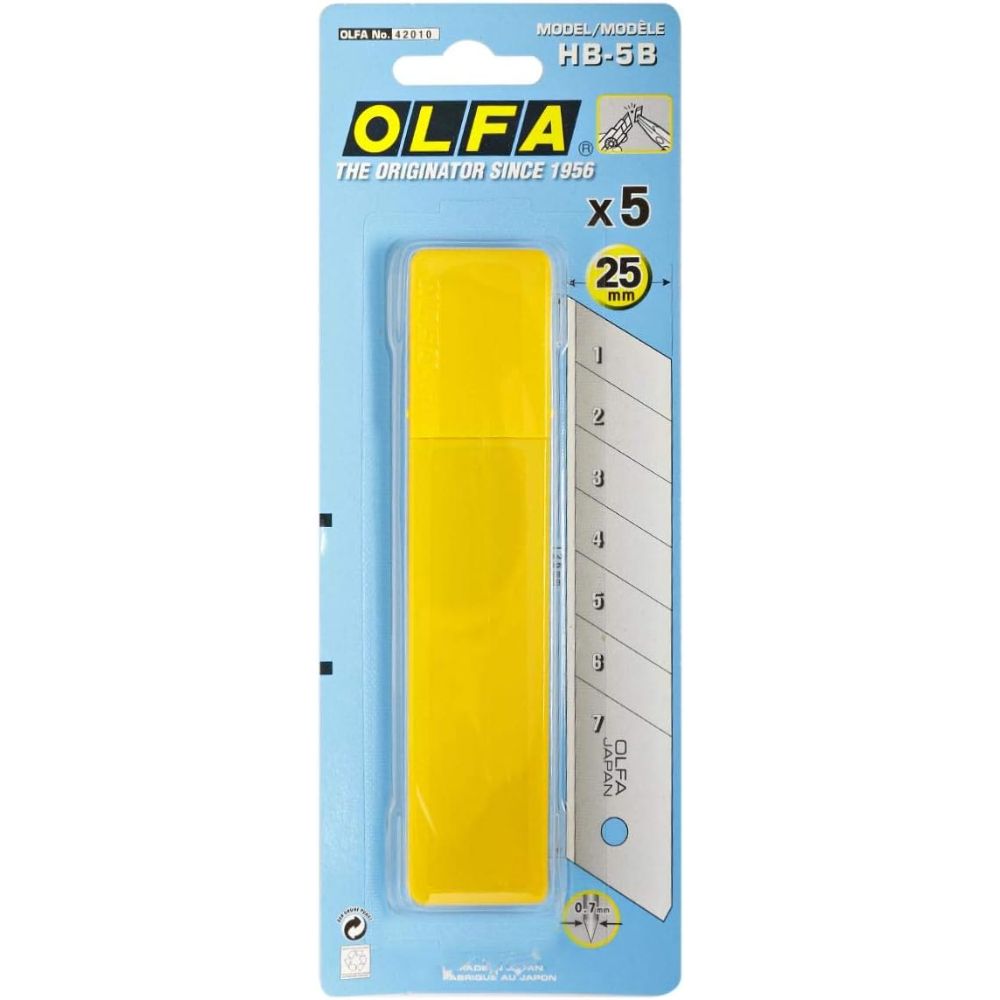OLFA Heavy-Duty Replacement Blades HB-5B (5-Pack)