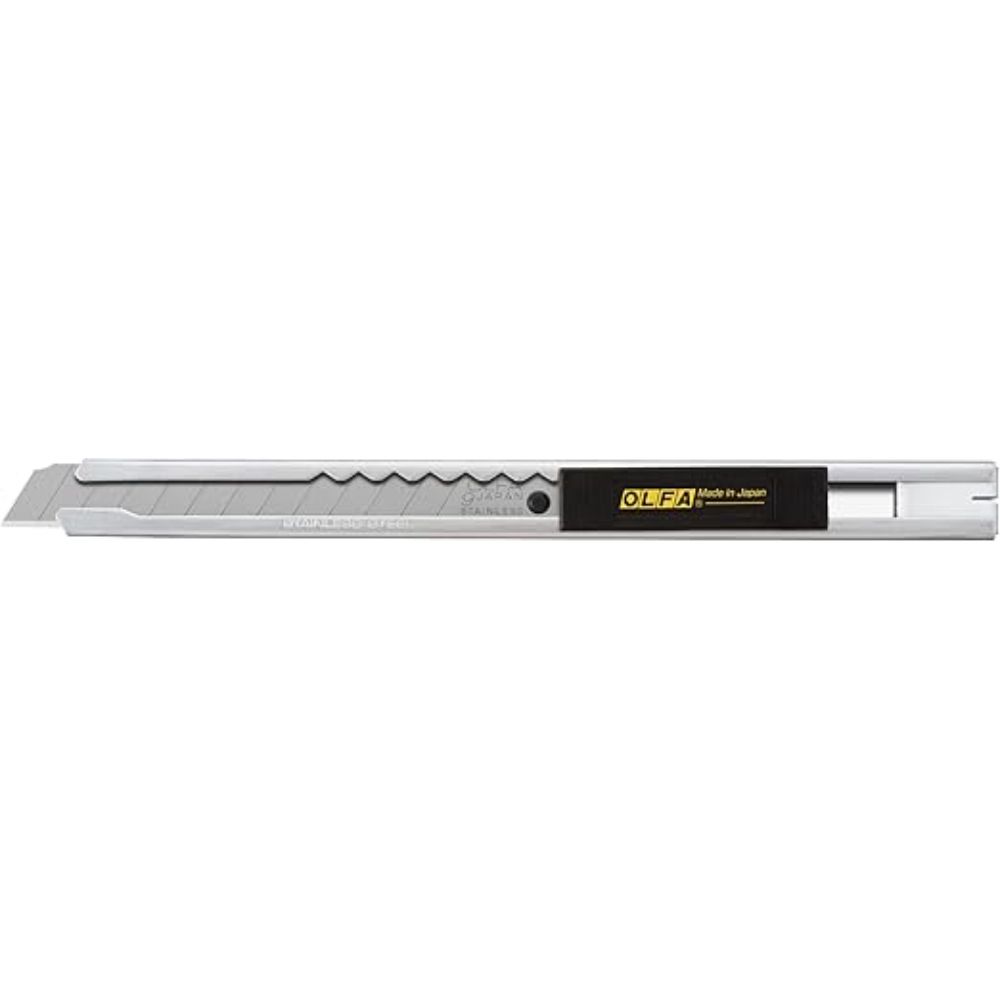 OLFA 9mm Stainless Steel Slide-Lock Utility Knife SVR-1