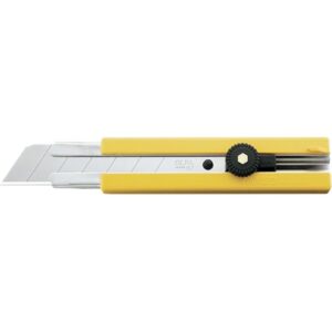 OLFA H-1 25mm Extra Heavy-Duty Utility Knife with Rubber Inset Grip
