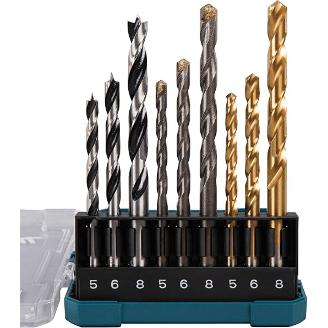 Makita D-71962 9 Piece Drill Bit Set - Image 2