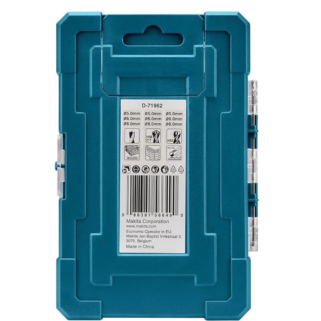 Makita D-71962 9 Piece Drill Bit Set - Image 4