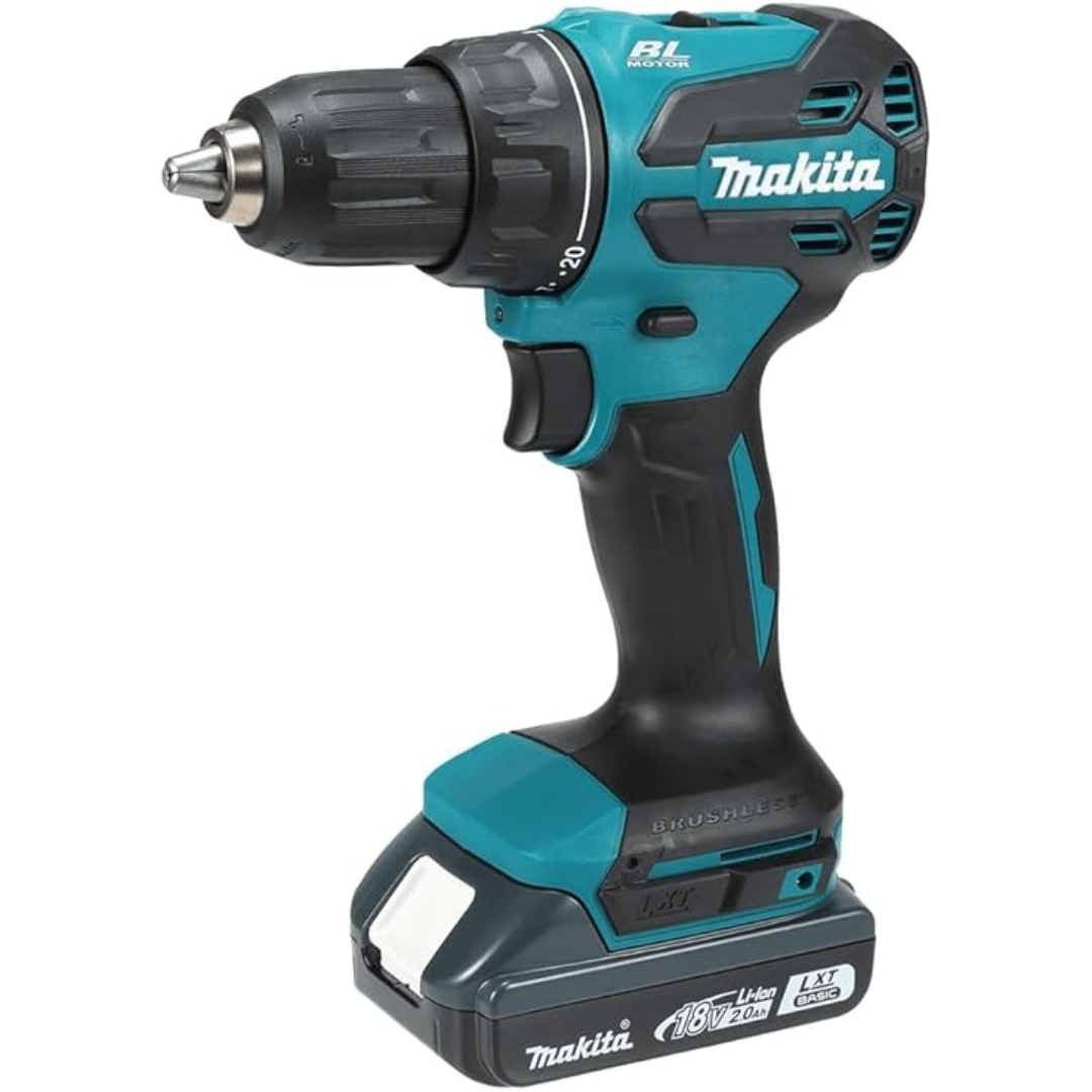 MAKITA 18V LI-ION BRUSHLESS CORDLESS DRILL (DDF490WVE) - Image 2