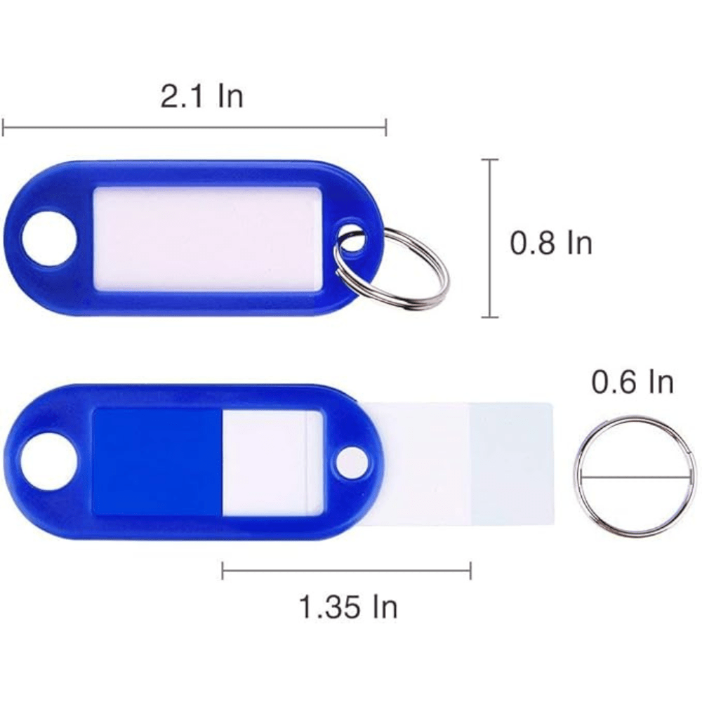 ProGrip Plastic Key Tags with Label - Image 4