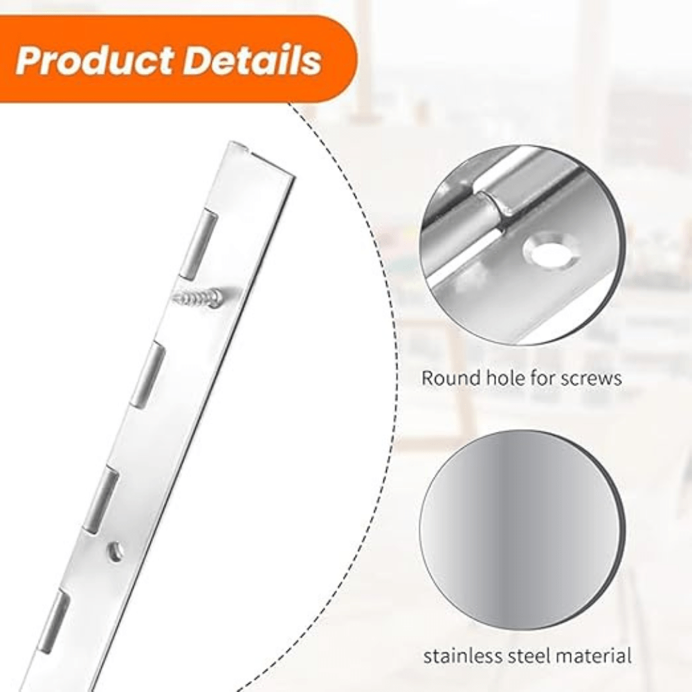 ProGrip Stainless Steel Piano Hinges - Image 2