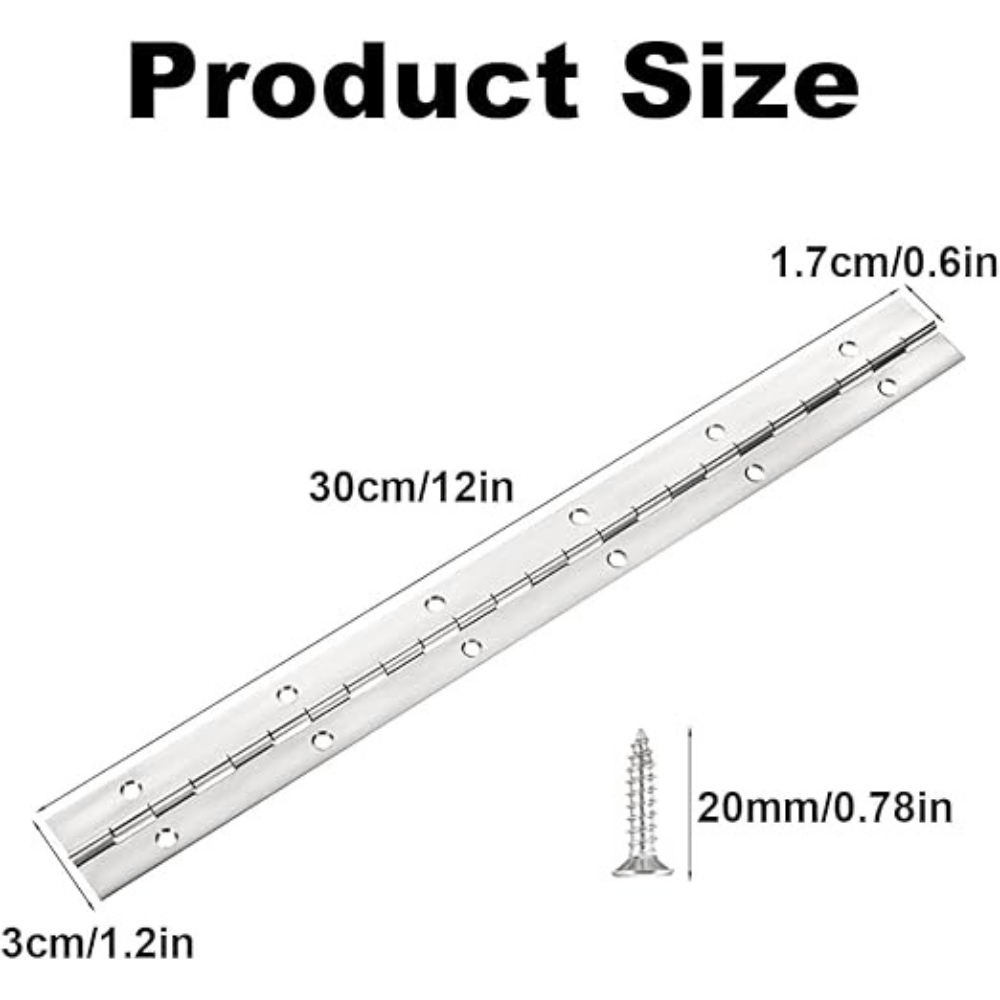 ProGrip Stainless Steel Piano Hinges - Image 3