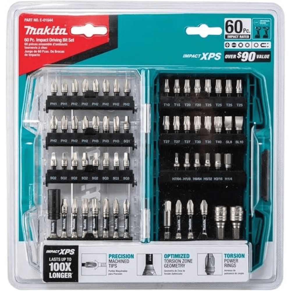 Makita Impact 60 Piece Impact Bit Set (E-01644) - Image 5