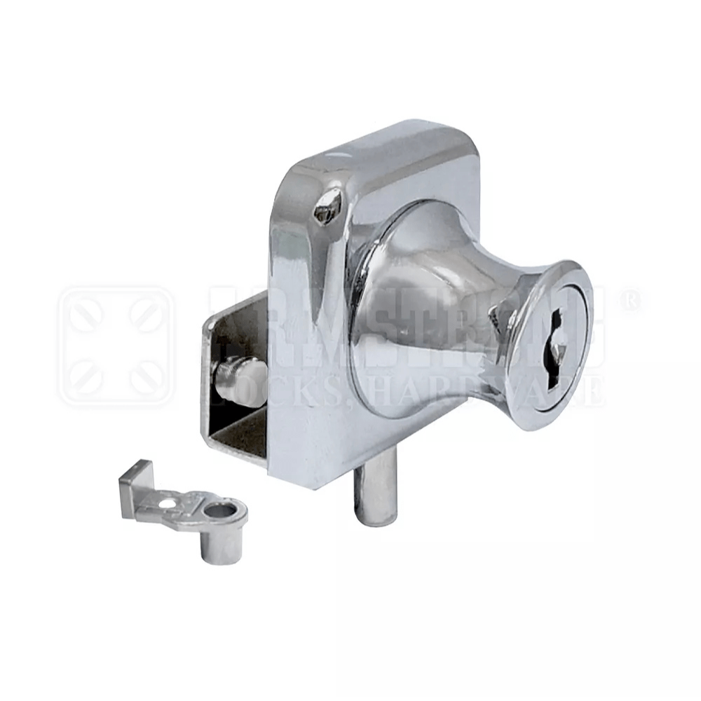 Armstrong Cabinet Single Swinging Glass Door Lock 407-2