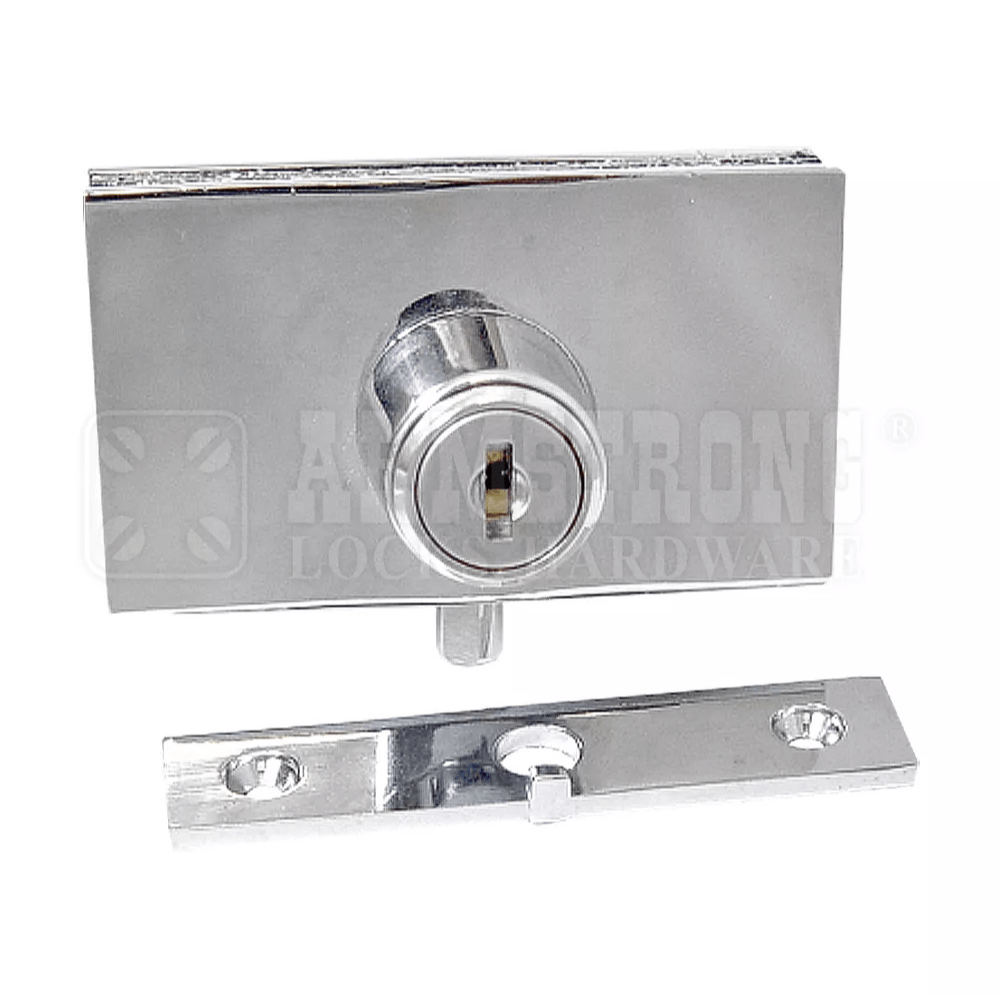 Armstrong Cabinet Swinging Glass Door Plunger Lock 410-6