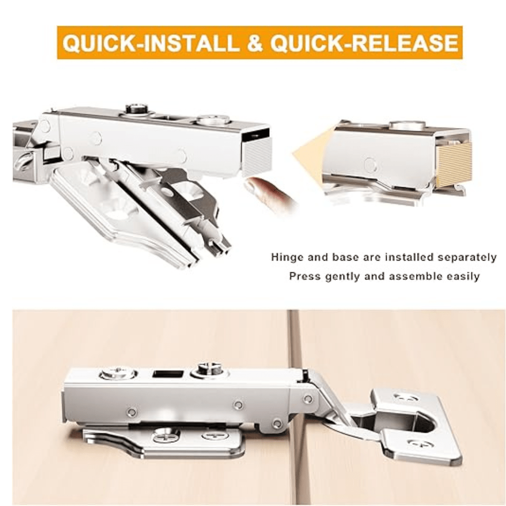ProGrip Cabinet Door Concealed Hinges Butterfly Plate - Image 5
