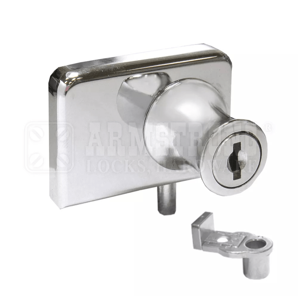 Armstrong Cabinet Double Swinging Glass Door Lock 417-2