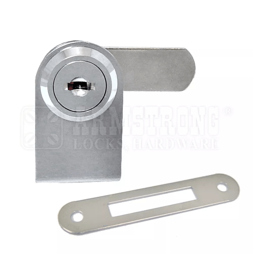 Armstrong Cabinet Single Swinging Glass Door Lock 410-1