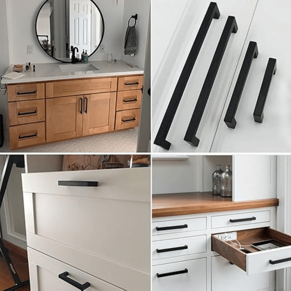 ProGrip Cabinet Handle Square Matt Black - Image 6
