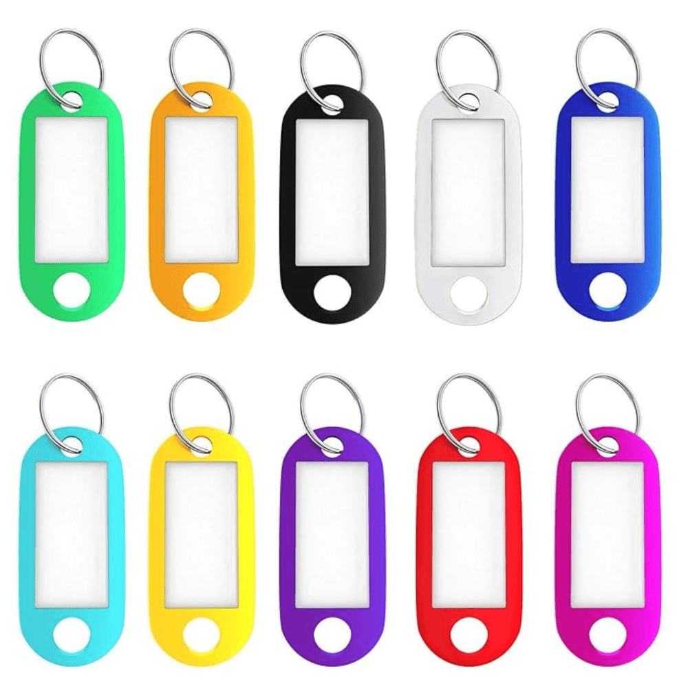 ProGrip Plastic Key Tags with Label
