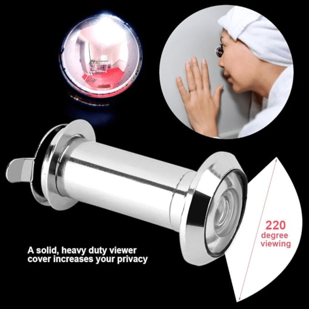 ProGrip Door Viewer 220 Degree Wide Angle Chrome - Image 4
