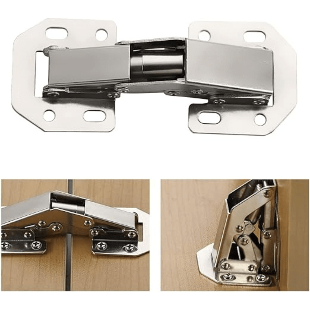ProGrip Kitchen Cabinet Hinges Nickle Full Overlay - Image 2