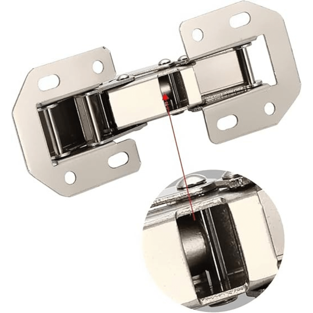 ProGrip Kitchen Cabinet Hinges Nickle Full Overlay - Image 3