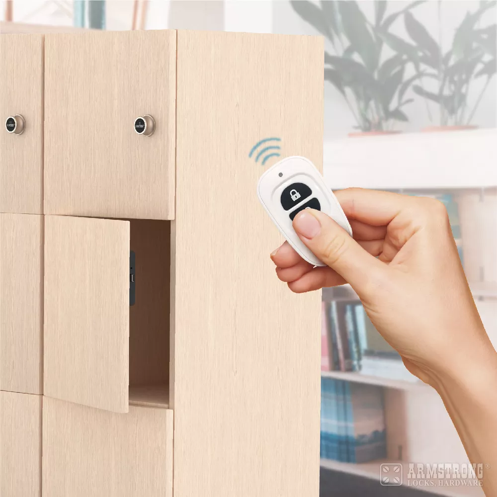 Armstrong Invisible Cabinet Locks - 2 in 1 RFID Card & Remote Controller- SDWS-001A-MB-G2 - Image 2