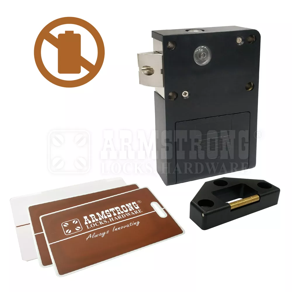 Armstrong Batteryless electronic lock - latch locking- NBWS-001