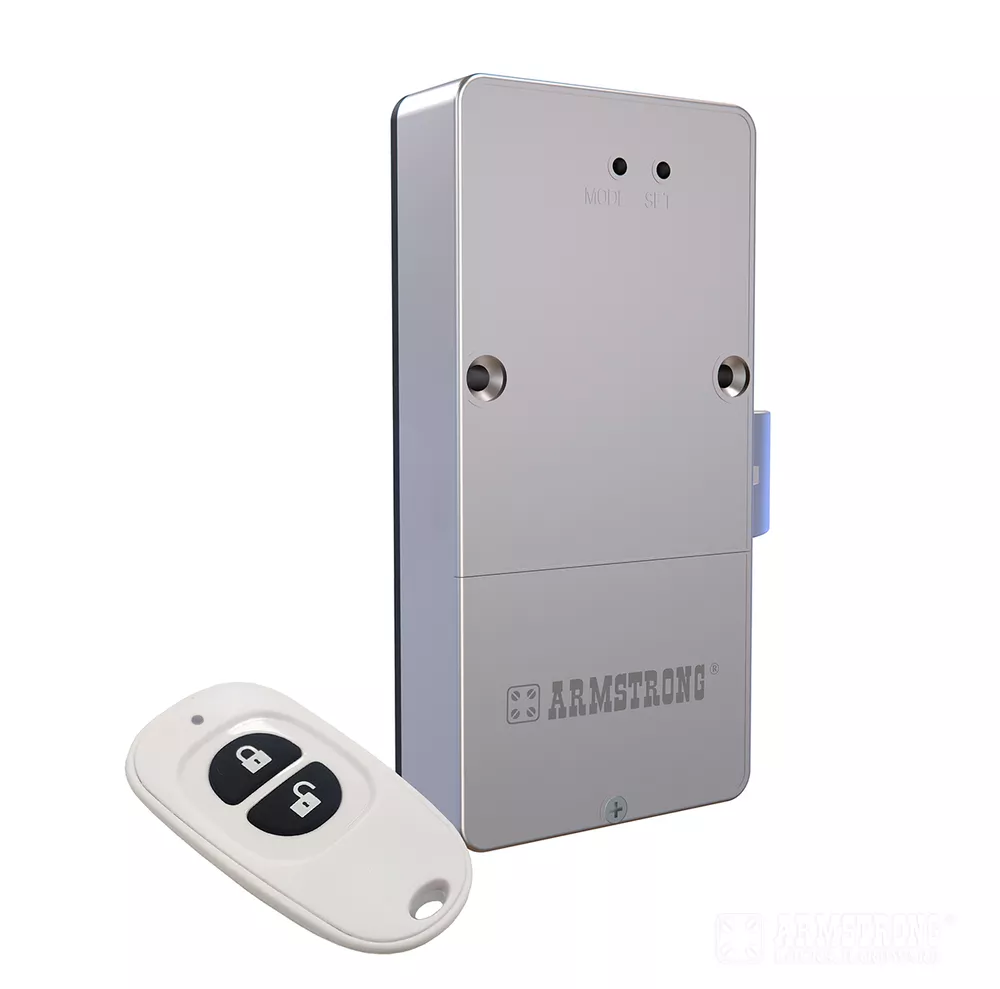 Armstrong Invisible Cabinet Lock Heavy Duty Type - 2 in 1 RFID Card and Remote Controller- SDWS-201A-MB-G2